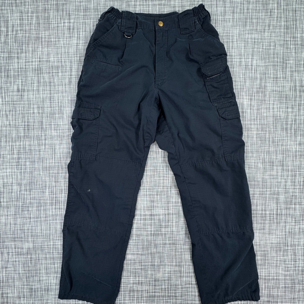 5.11 Tactical Taclite Pro Cargo Pants Navy Ripstop Workwear Approx Size 28x30